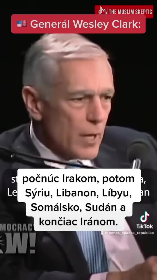 Generál Wesley Clark k neexistujícím zbraním hromadného ničení v Iráku