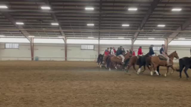 Belle’s First Drills. A segment of the drill showing her progress from the first to the third