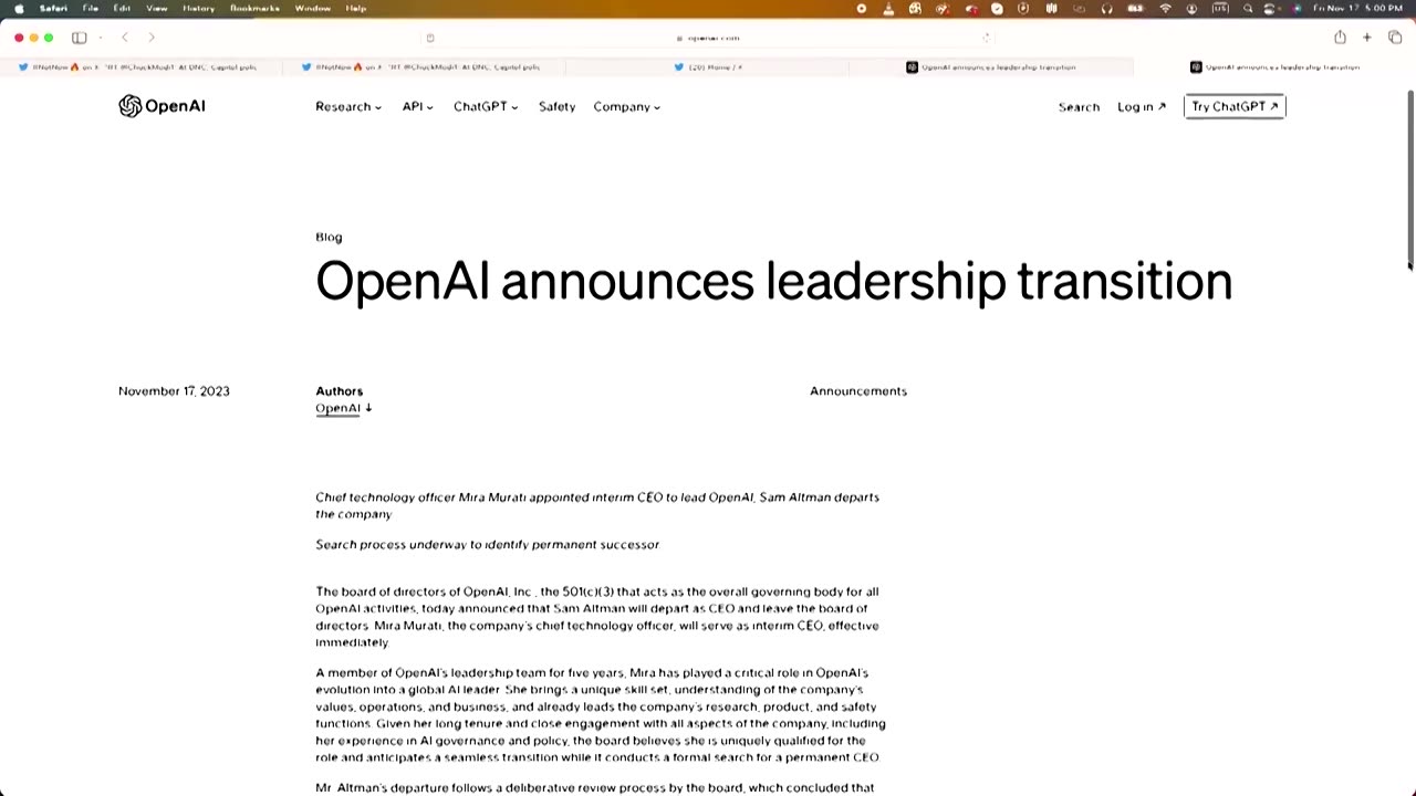 Ousted OpenAI boss Altman to join Microsoft