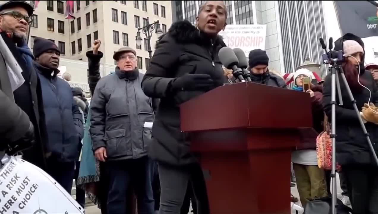 Former educator's powerful speech to free Michigan!