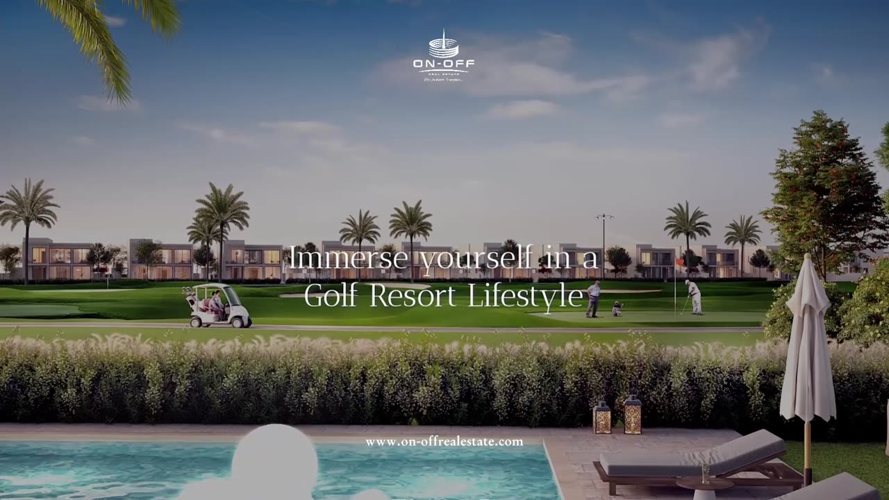 ⛳3 & 4 Bedroom Fairway Villas 2 in Emaar South