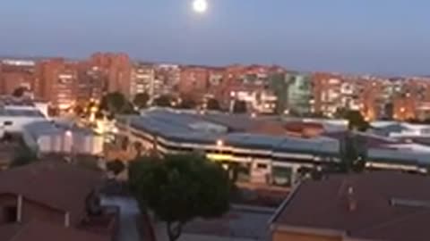 Dusk time from Fuenlabrada, Spain