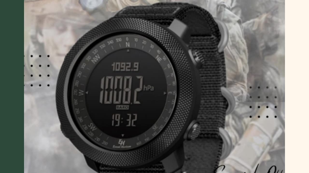 Tactical Smart Sport Watch by Event Horizon Watches learn more in the description