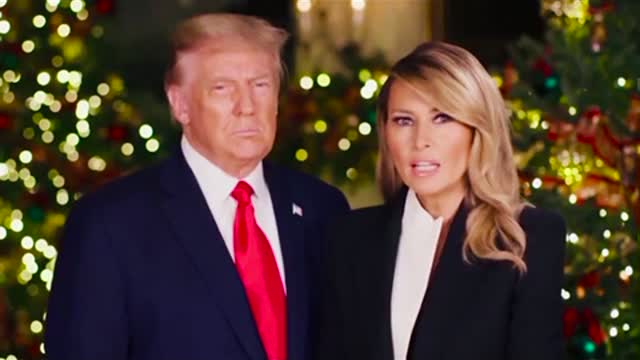 President Trump and First Lady Melania wish America a Merry Christmas 🎅🎄🎅🎄🎅🎄🎅