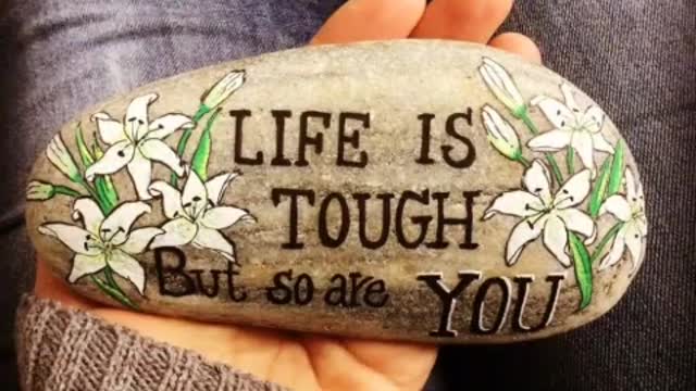 32 inspirational quotes painted rocks and stones