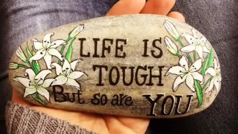 32 inspirational quotes painted rocks and stones