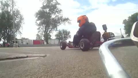 2022 Fall Brodhead | Vintage Rear Engine Kart Race #2 Onboard