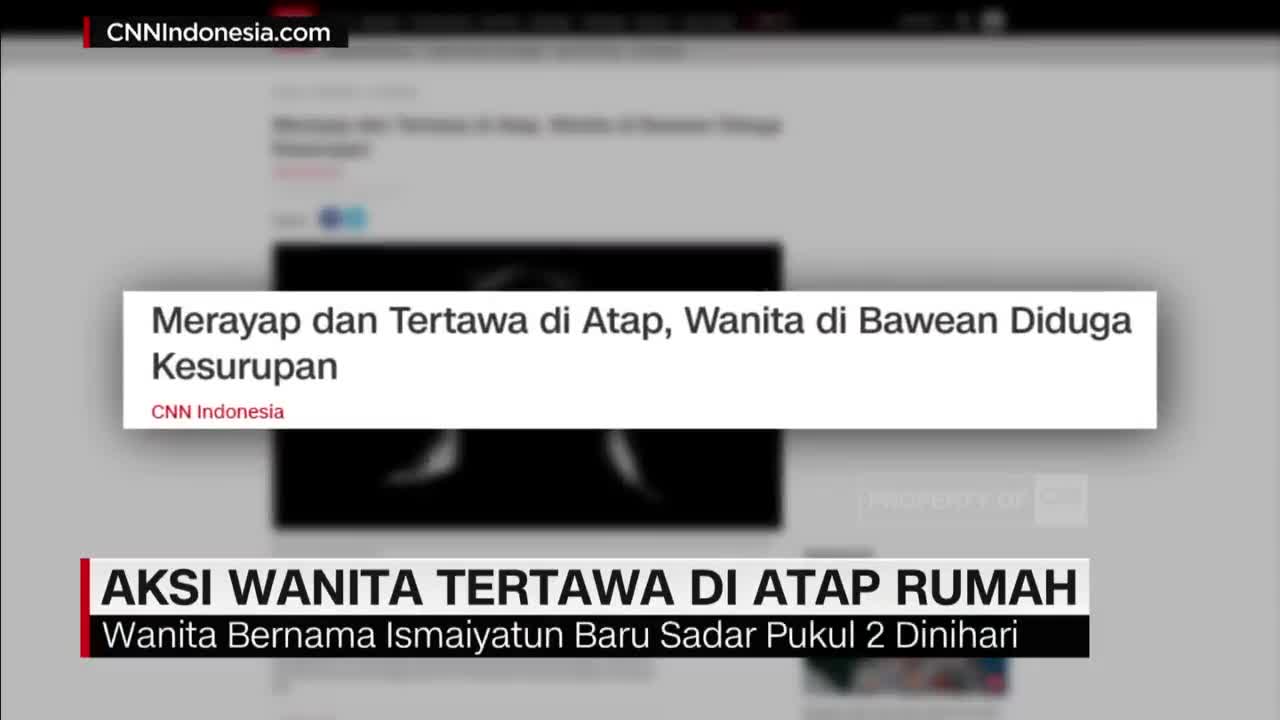 Aksi seorang wanita tertawa