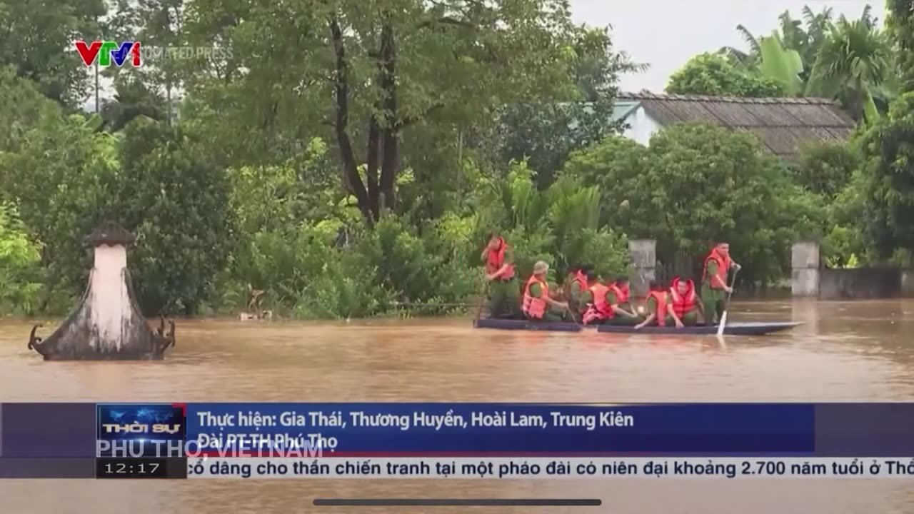 Floods and landslides in Vietnam as death toll rises from Typhoon Yagi