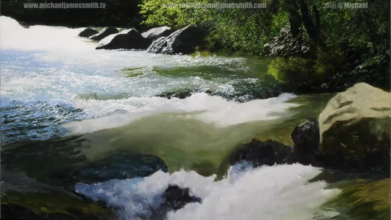 Painting This Rushing River