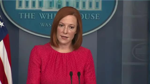 Psaki is asked what the Biden admin defines as the end of the mission