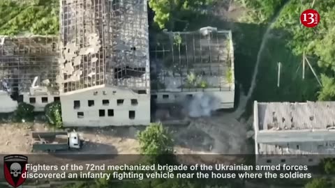 Kamikaze drone destroys Russian combat vehicle near Ugledar