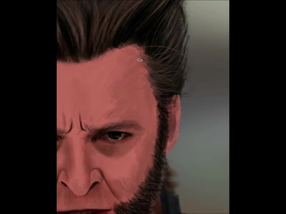 Wolverine - PIntura digital (speed art)