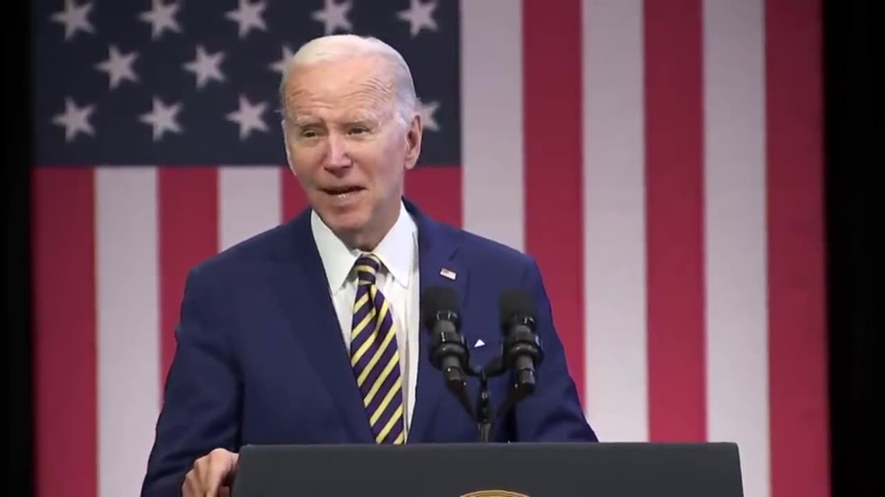 Joe Biden Decides To Praise His Economic Agenda In SAD Clip