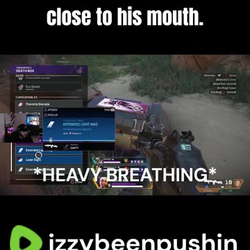 POV: your teammate plays with his mic close to his mouth.