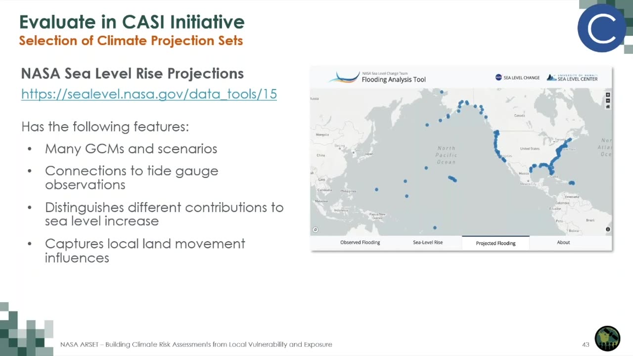 NASA ARSET: Developing Climate Adaptation Support for NASA Centers, Part 2/2