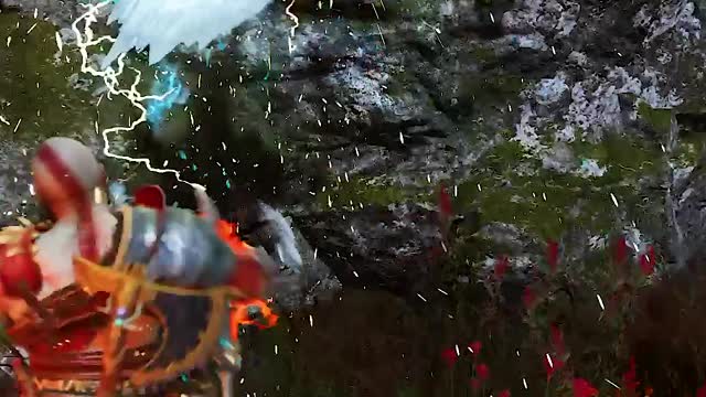 Kratos is so STRONG God of War