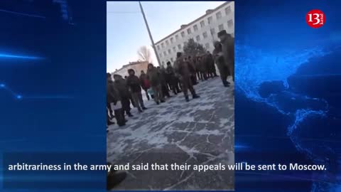 Russians refuse to go to the front - protest in front of military commissariat