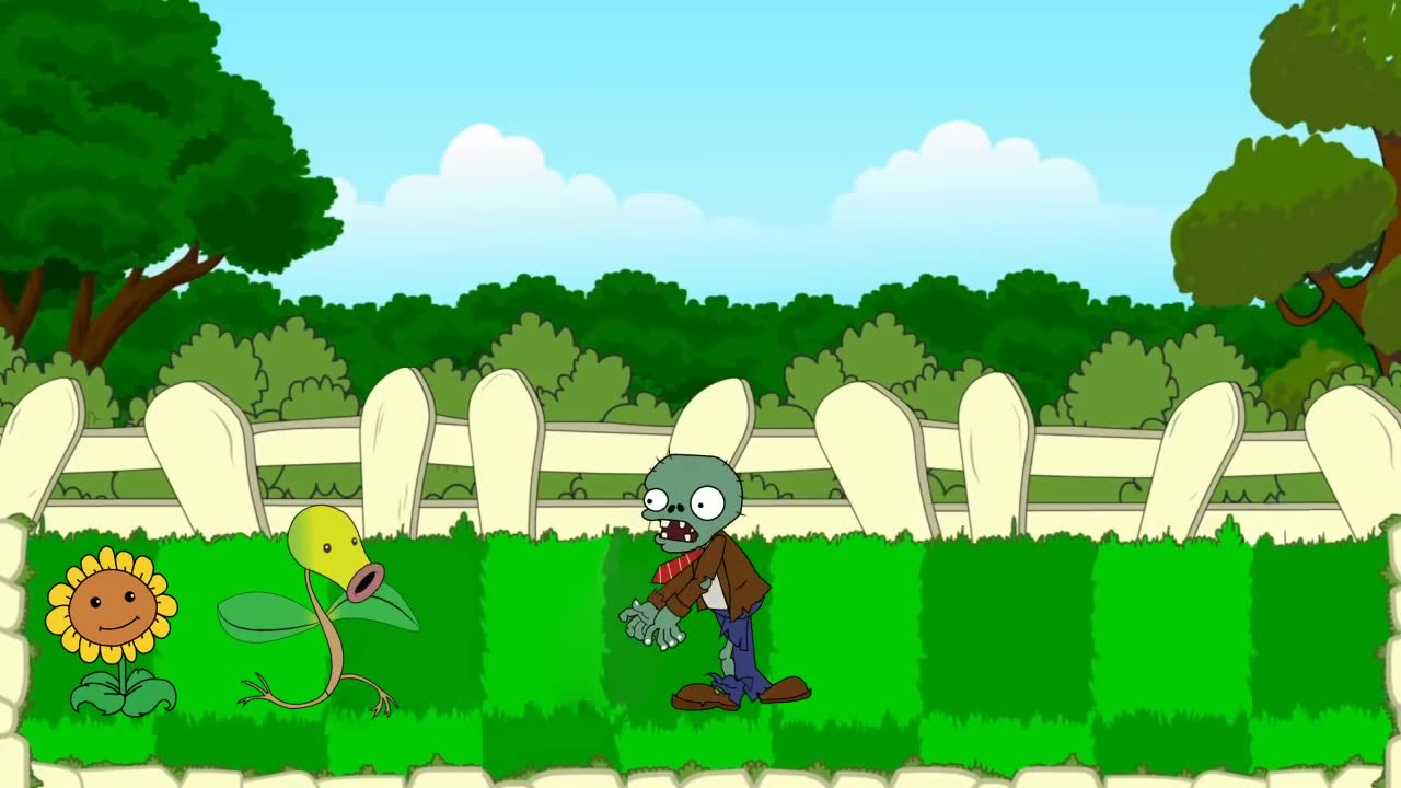 PLANTS VS ZOMBIES HEROES - Episode 10 - Zombies Attack Animation!