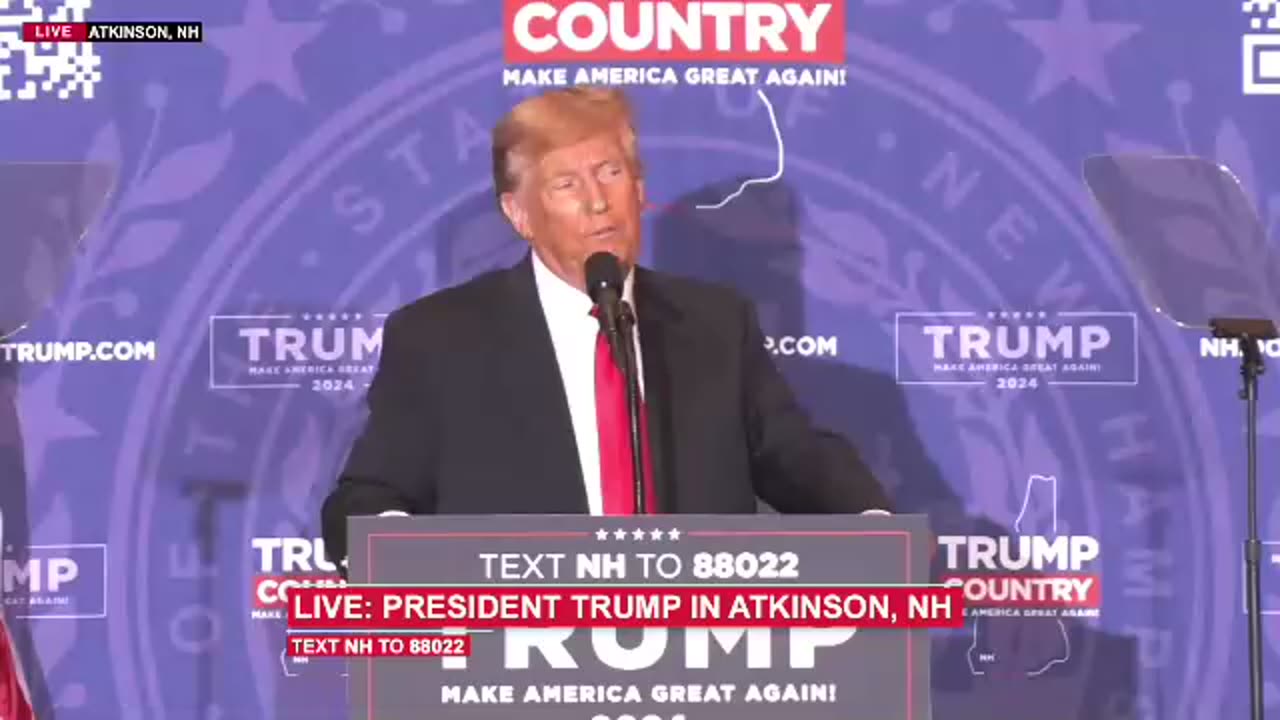 President Trump in Atkinson, NH (Full Speech, Jan 16)