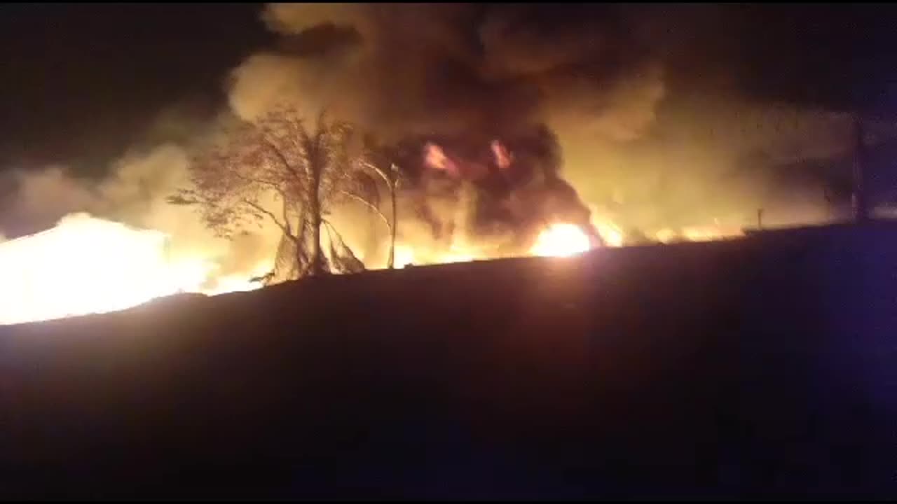 Incêndio cooperativa de reciclagem Cuiabá 1