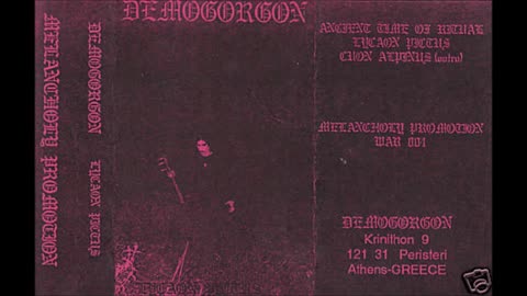 demogorgon - (1995) - Lycaon Pictus (full Demo)