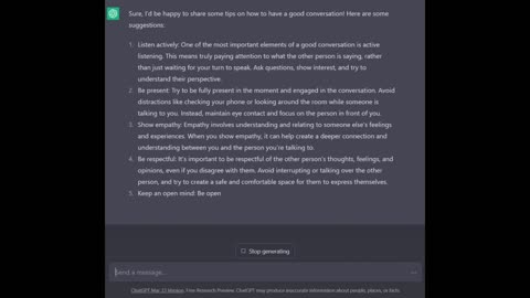 Improve Your Conversational Skills: 7 Tips from ChatGPTsays