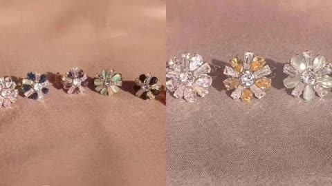 Flower shaped rings