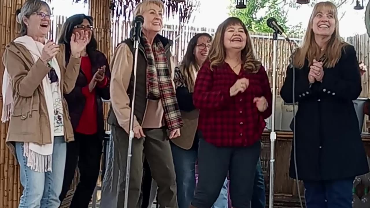 The conservative Girls sing for my birthday party