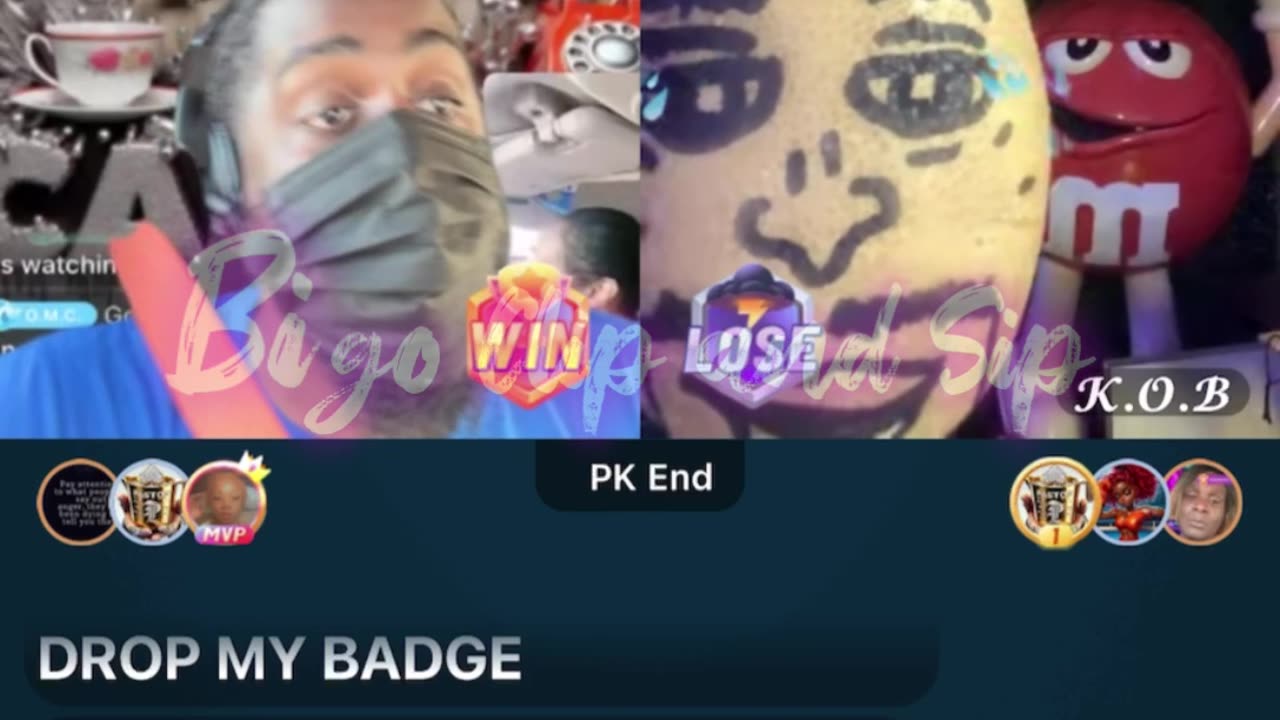 MessyCaller 2.0 vs TrinaP in hilarious morning show 7/25/24 #bigoclipandsip