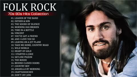 Dan Fogelberg, Cat Stevens, Don McLean, Simon & Garfunkel - Classic Folk Rock 70s 80s 90s