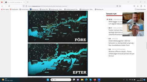 Lunchklubben 7 juni Kachovka dammen en fals flag?