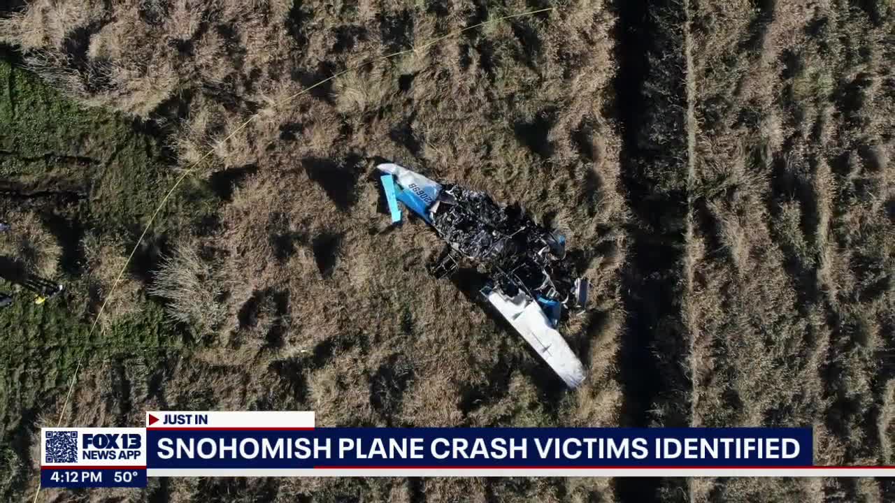 Snohomish County ME identifies four people killed in plane crash