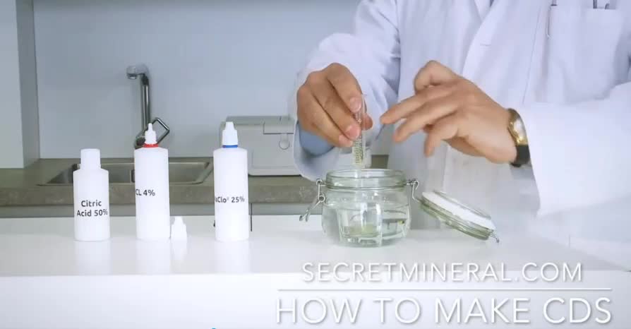 How to make Chlorine Dioxide Solution (CDS)
