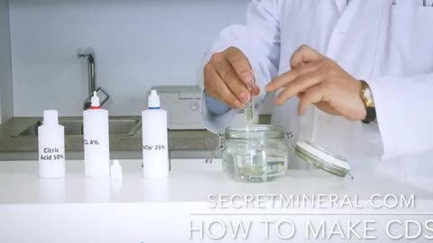 How to make Chlorine Dioxide Solution (CDS)