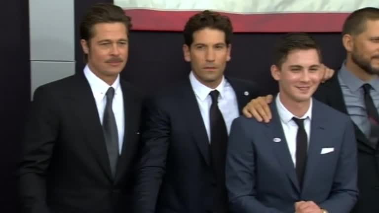 World premiere of Brad Pitt's 'Fury'