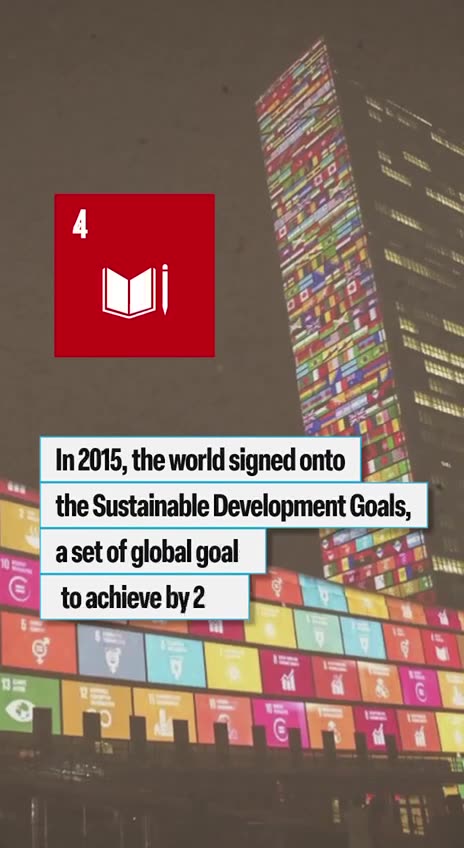Only 17% of the [Agenda 2030 Sustainable Development Goals] are on track."