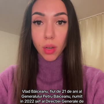 Vlad Băiceanu, fiul de 21 de ani al Generalului Petru Băiceanu, numit în 2022 șef al Direcției