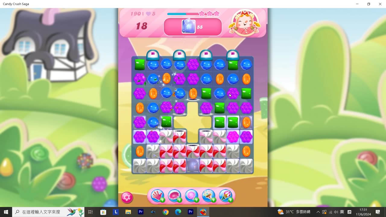 Candy Crush Saga Record (Level 190)