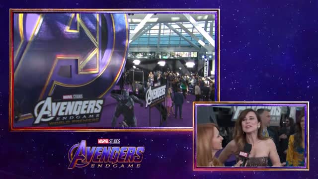 Linda Cardellini talks keeping secrets at the LIVE Marvel Studios' Avengers Endgame Premiere