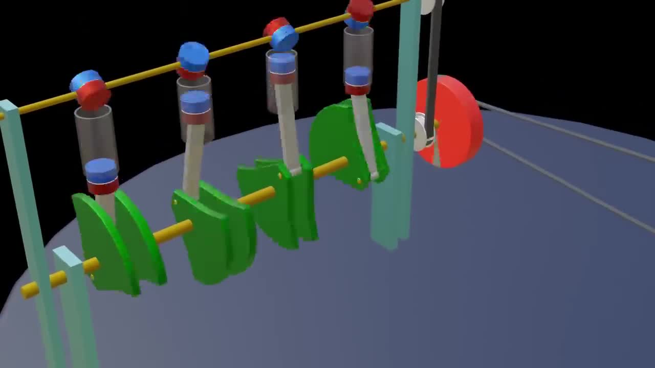 Magnetic Free energy Generator 3D Animation