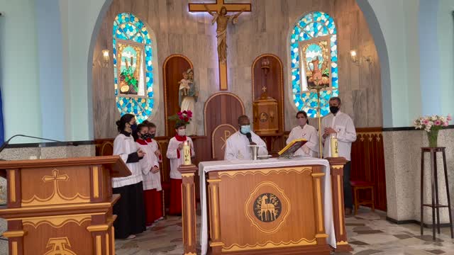 Celebração Eucarística: Padre Luiz Carlos Vitório. Igreja Nossa Senhora Mãe de Deus. 6,71 GB/12Jun22