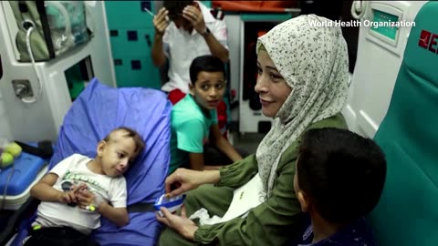 WHO leads largest medical evacuation from Gaza since October 2023