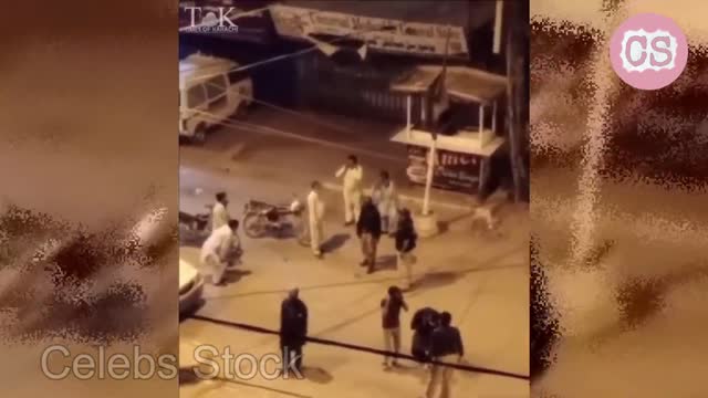 POLICE beating people in PAKISTAN violating covid-19 norms😂😳