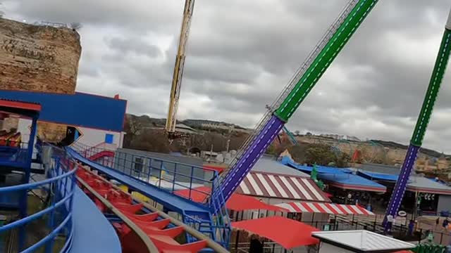 Let’s ride Superman at Six Flags Fiesta Texas!