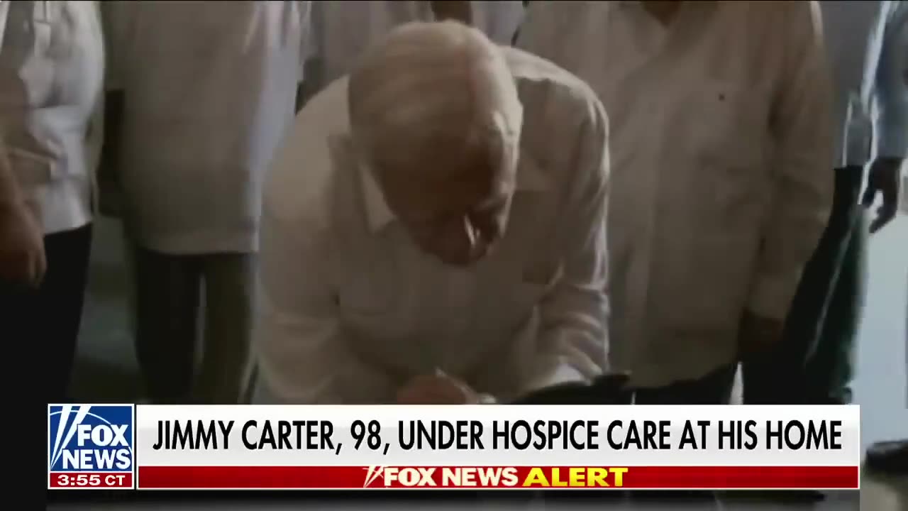 Jimmy Carter, 98, under hospice care at his home