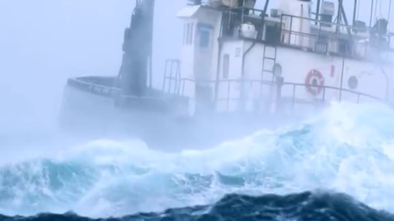 This boats turning
