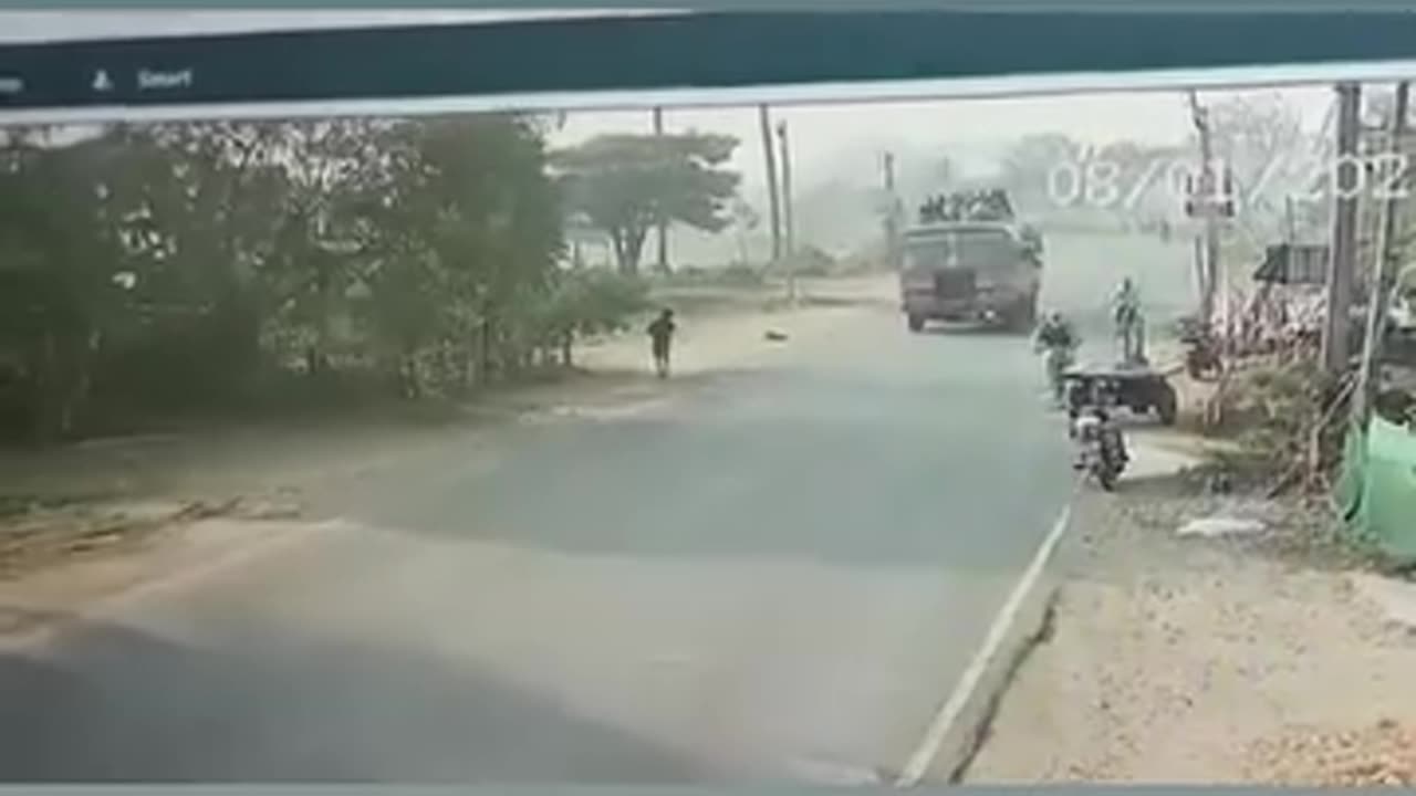 Bus met an accident Pakistan