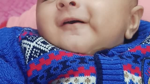 Cute baby, New born baby video, new baby movements