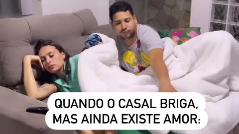 Quando o casal briga mas tem amor na caminhada